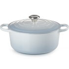 Le Creuset Cast Iron Signature Round Casserole 26cm Coastal BlueCoastal Blue image number 1